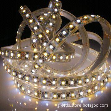 LED Strip with IP67/IP68 Waterproof and 12/24V DC Input Voltage